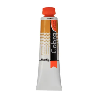 Immagine prodotto di Cobra Study pittura ad olio miscelabile con acqua in tubetto 40 ml giallo ocra 227