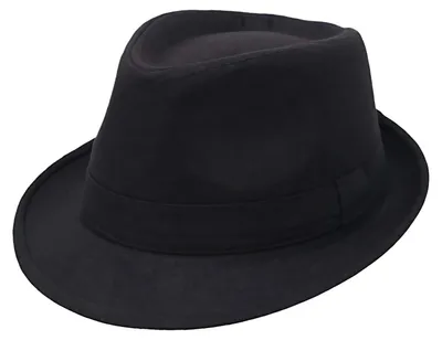 Produktbild von Solidchoice – Uni, klassischer Trilby-Hut – Zeitlose Panama-Hut (Schwarz)