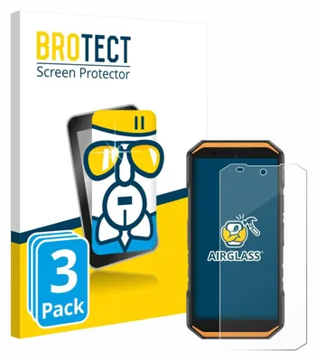 Produktbild von 3x BROTECT Schutzglas für Ulefone Armor X32 Pro Schutzfolie Panzer Folie Glas Display Schutz klar