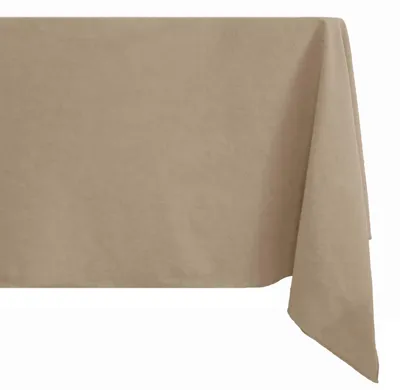 Produktbild von Rechteckiges Tischläufer aus 100% Baumwolle, 160 x 200 cm, braun, camel