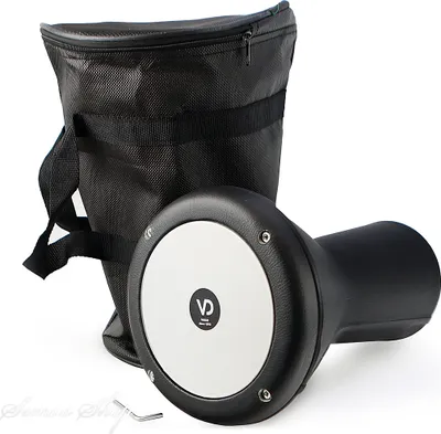 Produktbild von Orientalische Kleine Darbuka Trommel Percussion Aluguß mit Lederbezug