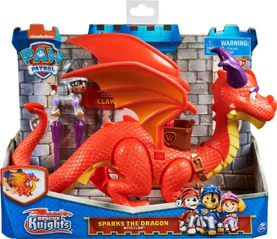 Produktbild von Spin Master 39984 PAW PATROL Knights Sparks der Drache and Claw