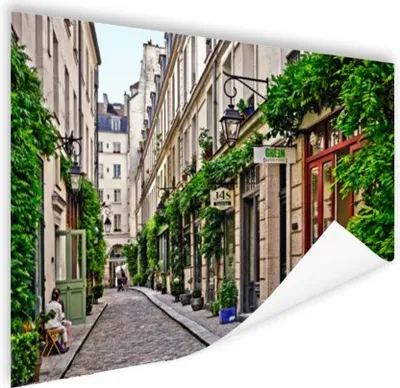 Produktbild von MuchoWow® Poster Straße in Paris 180x120 cm - Fotoplakat