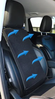 Produktbild von kühlende Klima Auto Sitzauflage 12V Gebläse Kühlung Belüftung Sitz Rückenkühler