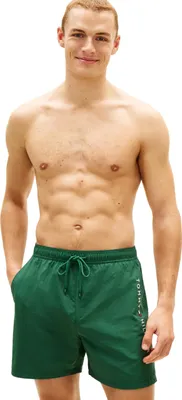 Produktbild von Tommy Hilfiger Herren Badeshorts Medium Drawstring mit Reißverschluss-Tasche, Gr