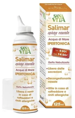 Immagine prodotto di Spray Nasale Ipertonico Sanavita Salimar 125 Ml