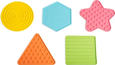 Zdjęcie produktu dla Zestaw mat sensorycznych do zabawy Stimove - edukacyjne maty teksturowane