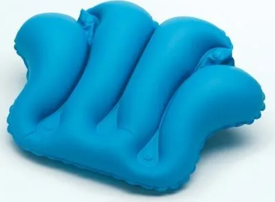 Produktbild von Großes Badewannenkissen,aufblasbar 57x38cm blau,