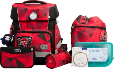 Produktbild von School-Mood Champion Maxx Pro 7-teiliges Schulranzen-Set - Kai (Ninja)