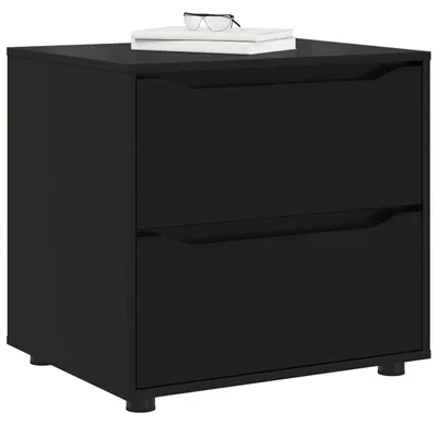 Produktbild von vidaXL Aufbewahrungsschrank Schwarz 60 x 48 x 57 cm Holzwerkstoff