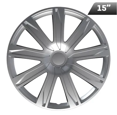 Obrázok produktu pre Kryty kolies RAZE strieborné 15", 4 ks.