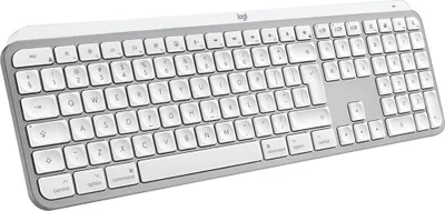 Immagine prodotto di LOGITECH Logitech Master MX Keys S per Mac tastiera Office RF Wireless + Bluetooth QWERTY US International Alluminio, Bianco