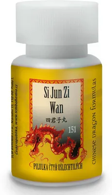Obrázek produktu pro Pilulka čtyř vznešených bylin – Si jun zi wan – 33 g – 200 kuliček [151]