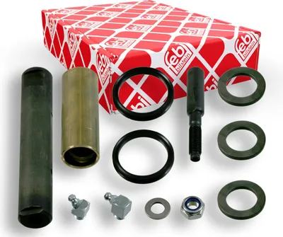 Produktbild von FEBI BILSTEIN Reparatursatz Federbolzen 05490 Vorne Hinten passend für MERCEDES-BENZ SK 15mm 20mm 81mm 17mm Stahl 25mm 30mm 1,23kg