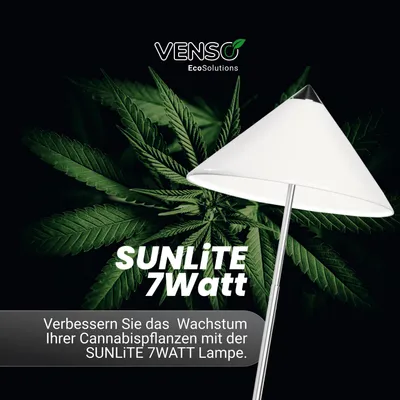 Immagine prodotto di SUNLiTE 7W LED lampada per piante bianche da interno, con asta telescopica estensibile