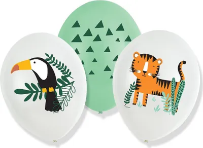 Imagen del producto de Amscan 9909363, globo de juguete, látex, paquete de 6 unidades