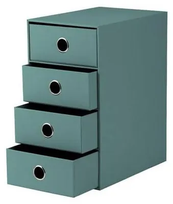 Produktbild von Schubladenbox S.O.H.O., A4, 4 Schubfächer, 175 x 320 x 250 mm, opal