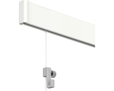 Produktbild von Bilderschiene All-In-One Click Rail 4 m weiß Primer