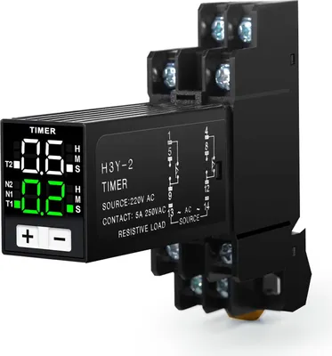 Obrázek produktu pro Regulátor zpoždění H3Y-2 4-taktní 220V časové relé elektronický digitální displej malý 12V24