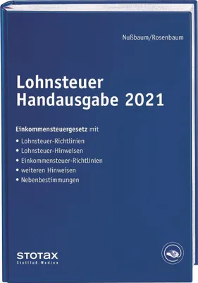 Produktbild von Lohnsteuer Handausgabe 2021
