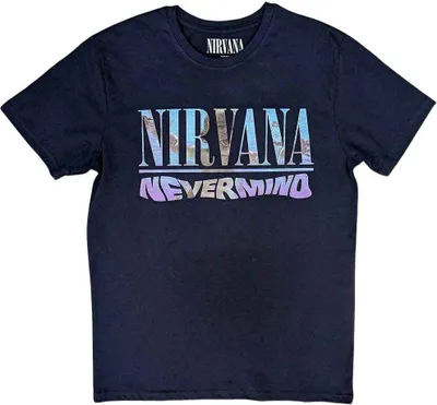 Image de T-shirt Nirvana Nevermind bleu marine XL