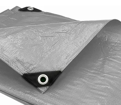 Schutzplane 5 x 5 m, wasserdicht, 110 g/m², mit Ösen