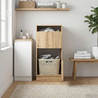 Zdjęcie produktu dla vidaXL Szafa na bieliznę Artisan dąb 50 x 68 x 102 cm materiał drewnopochodny
