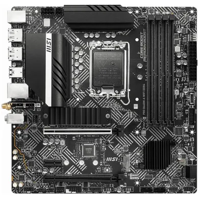 Produktbild von MSI PRO B660M-A WIFI, Intel, LGA 1700, Intel® Core™ i9, LGA 1700, DDR5-SDRAM, 128 GB