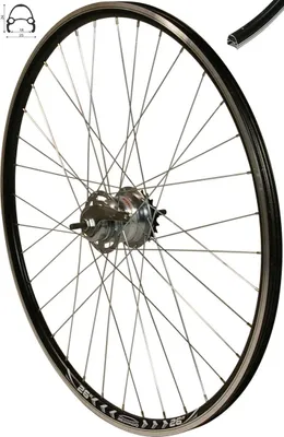 Produktbild von REDONDO 26 Zoll Hinterrad V Profil Felge Schwarz Shimano Nexus 7