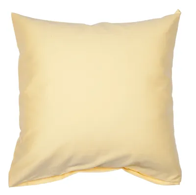 Produktbild von Traumschloss Mako-Satin Kissenbezug 80 x 80 cm gelb 100% Mako-Baumwolle, mit Reißverschluss