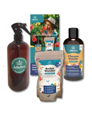 Produktbild von deNatura PflanzenWunder & BodenWunder Vorteilspaket – Natürlich starke Pflanzen & gesunde Böden (inkl. Sprühflasche)