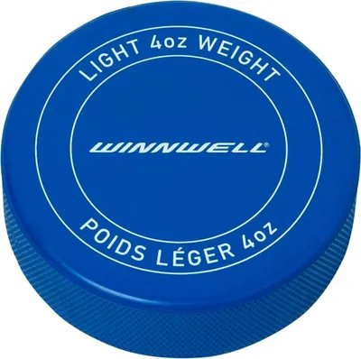 Produktbild von Hockey-Puck Winnwell blau JR leicht mit Logo
