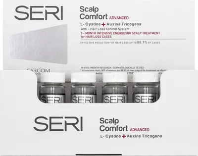 SERI AMPOULES SCALP COMFORT 12 x 10ML Scalp Comfort Advanced Anti- Hair Loss Control System