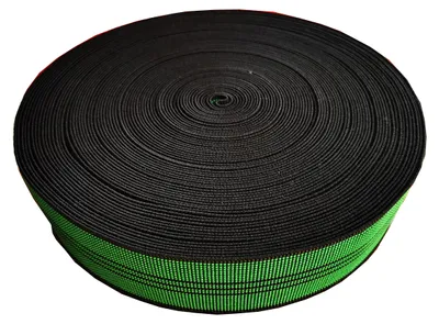 Immagine prodotto di Cinghia elastica, 25 metri di lunghezza, 5 cm di larghezza, ideale per cuscini e mobili