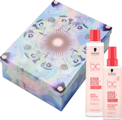Produktbild von Schwarzkopf BC Repair Rescue Geschenkset - Shampoo 250 ml + Spray Conditioner 200 ml