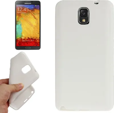 Produktbild von Handyhülle TPU Schutzhülle für Samsung Galaxy Note 3 / N9000 weiß