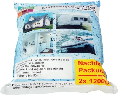 A product bag with multiple images of different environments where the product can be used.