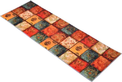 Productafbeelding van Loopmat 160x450 cm – Wasbare, antislip loopmat voor hal en entree – Slijtvast en vuilafstotend