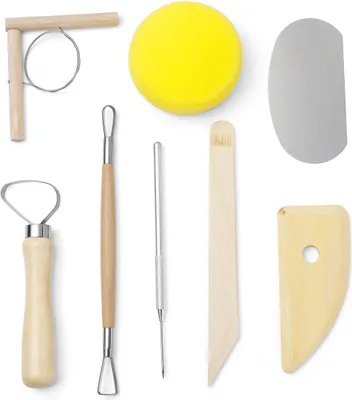 Image de Jumada's – Découvrez la polyvalence de l'argile – Set de 8 outils de sculpture – Set de modelage – Kit de démarrage pour le modelage