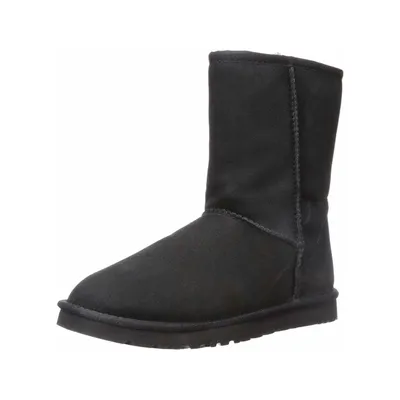 A single black boot is shown against a white background.