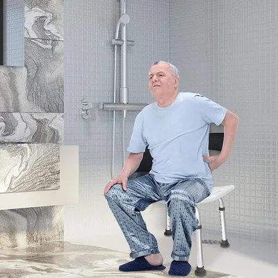 Image de Siège de toilette Famanu antidérapant - Blanc