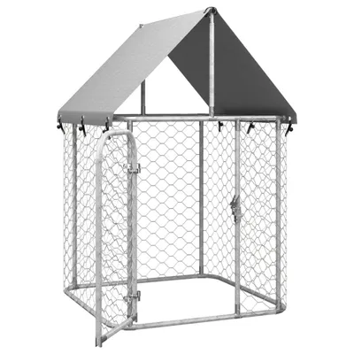 Produktbild von "2026 Promotion" Outdoor-Hundezwinger mit Dach 100x100x150 cm - Sonstiges Hundezubehör CC1941