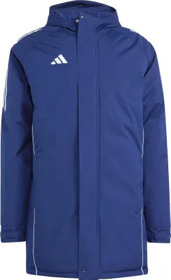 Productafbeelding van adidas Tiro 24 Stadion Parka, maat XS, kleur: marineblauw/wit