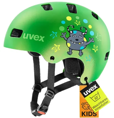 Produktbild von uvex Kid 3 cc Kinderfahrradhelm, Green matt, 51-55 cm