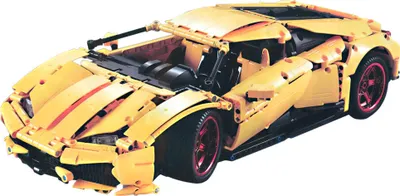 Zdjęcie produktu dla Zestaw do konwersji, żółty (dla 610 Super-Car) (283 części)
