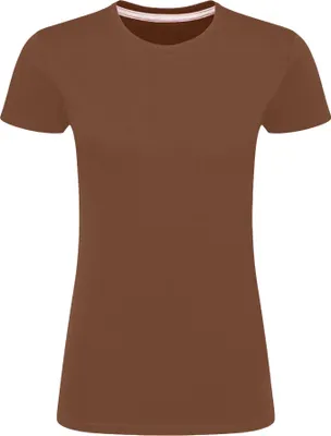 Productafbeelding van SG Damen T-shirt, perfecte print, model FK781 (XL), donker taupe