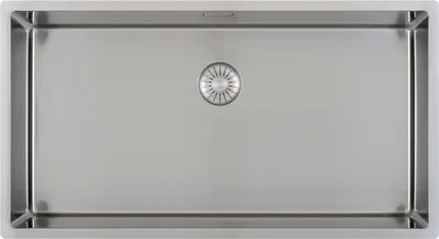 Produktbild von Caressi CAPP74R10 Spülbecken mit Powerplug, Edelstahl, Einzelbecken