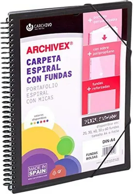 Image de Classeur Carchivo Archivex-Star Noir A4
