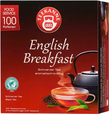 Immagine prodotto di TEEKANNE 070252 TEEKANNE English Breakfast Tee 100 Portionen