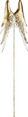 Produktbild von Gilde Gartenstecker "Engelsflügel" Metall goldfarben 26853